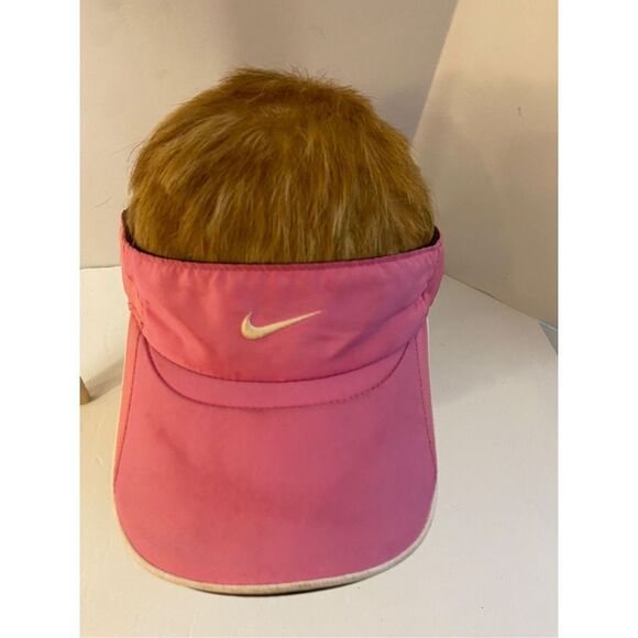 Nike featherlight visor dri fit pink discoloration from watermark - Picture 1 of 3